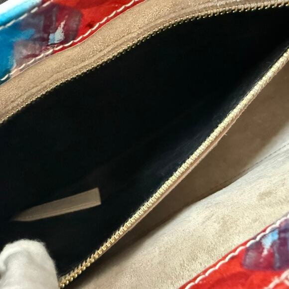 Yves Saint Laurent Floral Multicolor Shoulder Bag - Picture 12 of 13